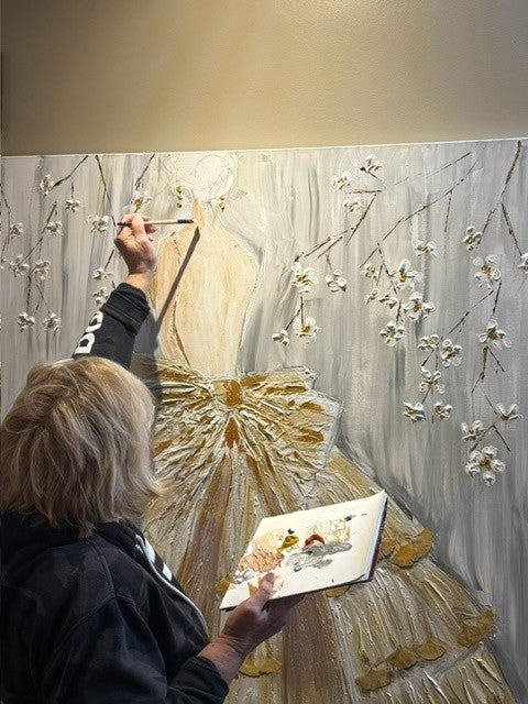 Champagne II © Bonny Burbank Shuptrine, 60 X 48 inches