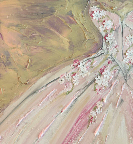Cherry Blossoms © Bonny Burbank Shuptrine, 36 X 36 inches