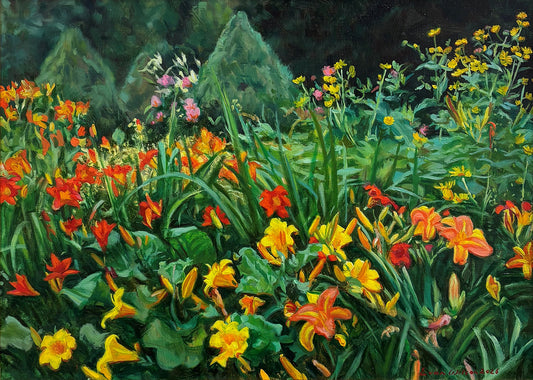 Corner of the Garden by Evan Wilson