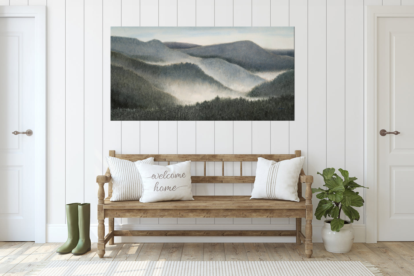 Celtic Mists Hand-Painted Giclee Canvas