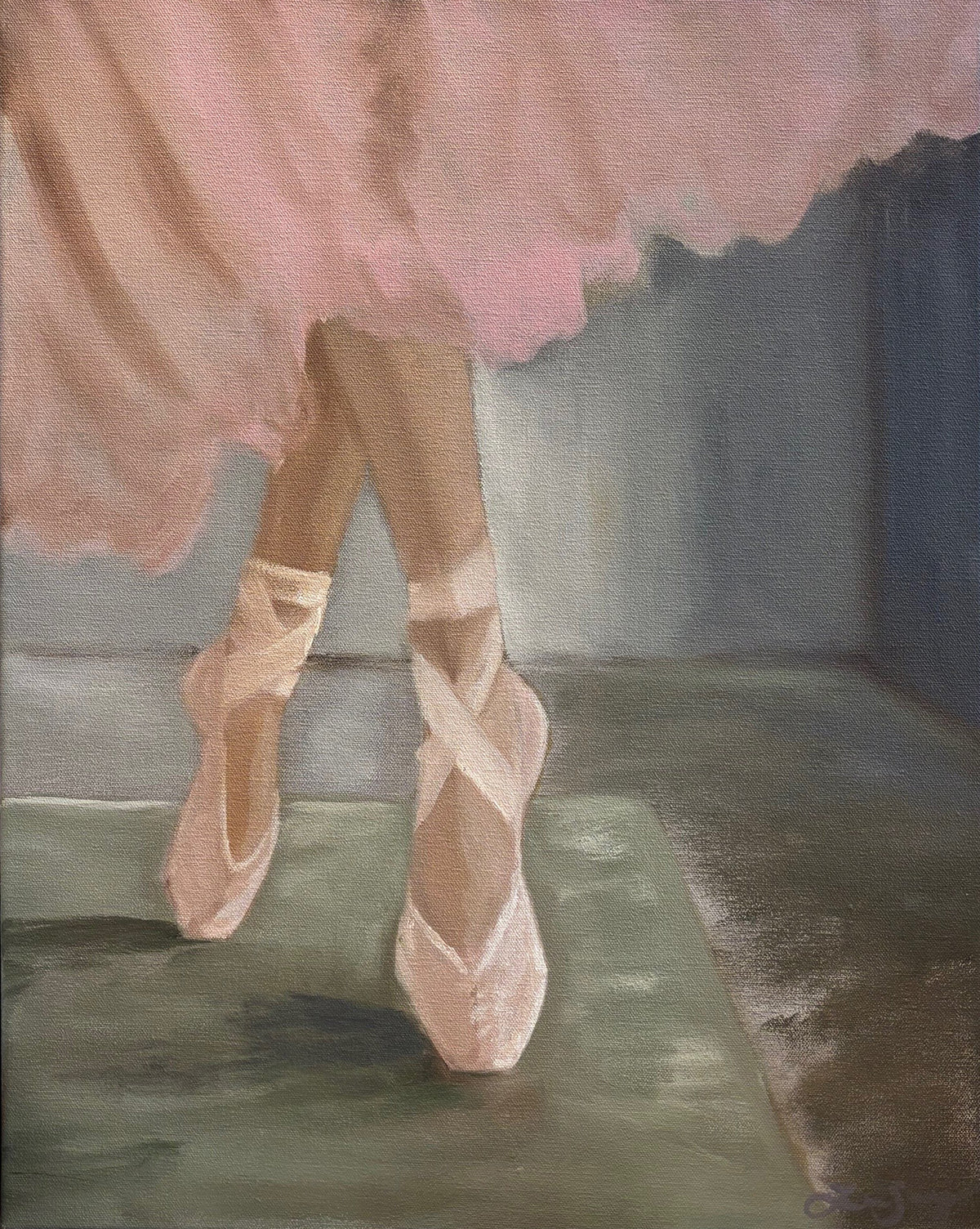 Ballet Feet © Laura Scorey, Oil, 16 X 20 inches, unframed
