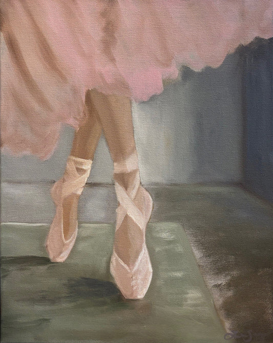 Ballet Feet © Laura Scorey, Oil, 16 X 20 inches, unframed