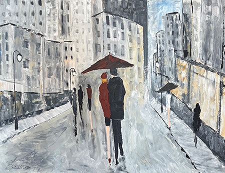 City in the Rain © Robert Calcagno