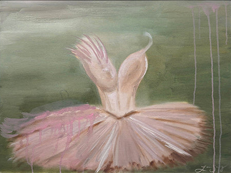 Feathers © Laura Scorey, Oil, 25 x 18, Framed Dimensions 27.5 x 21.5 inches