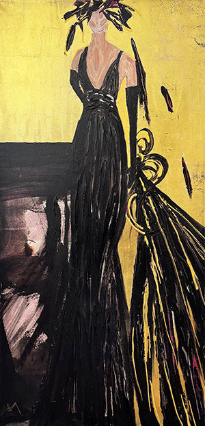 Gilded Evening © Bonny Burbank Shuptrine, 40 X 20 inches