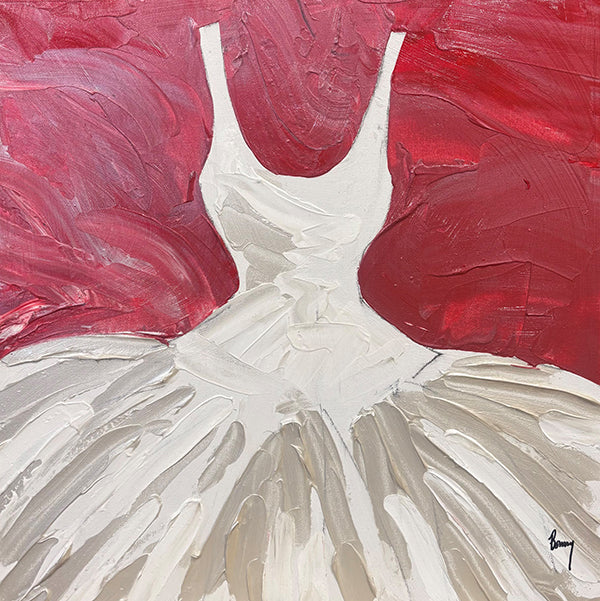 Pink Tutu © Bonny Burbank Shuptrine, 20 X 20 inches