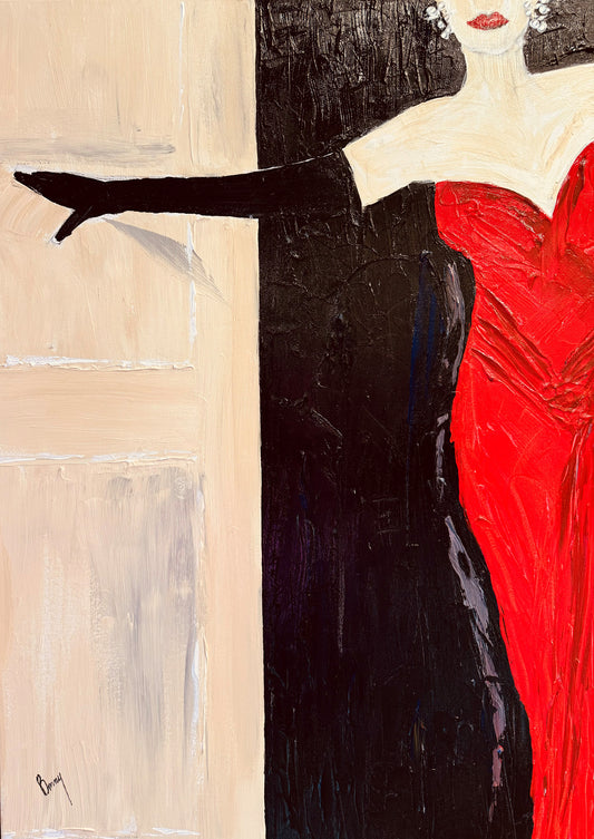 Saturday Night © Bonny Burbank Shuptrine, 36 X 24 inches