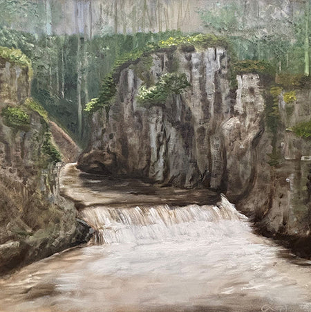 Serenity © Laura Scorey, Oil, 36 X 36 inches, unframed