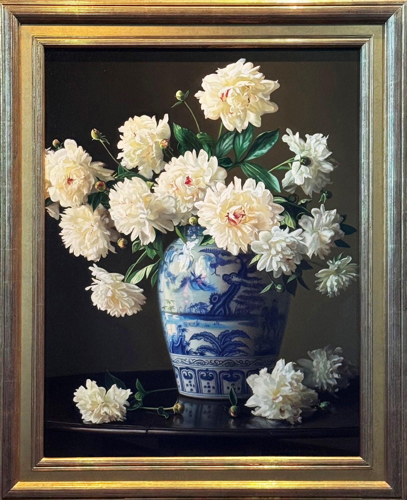 Shades of Cream, Blue, and Carmine by Evan Wilson