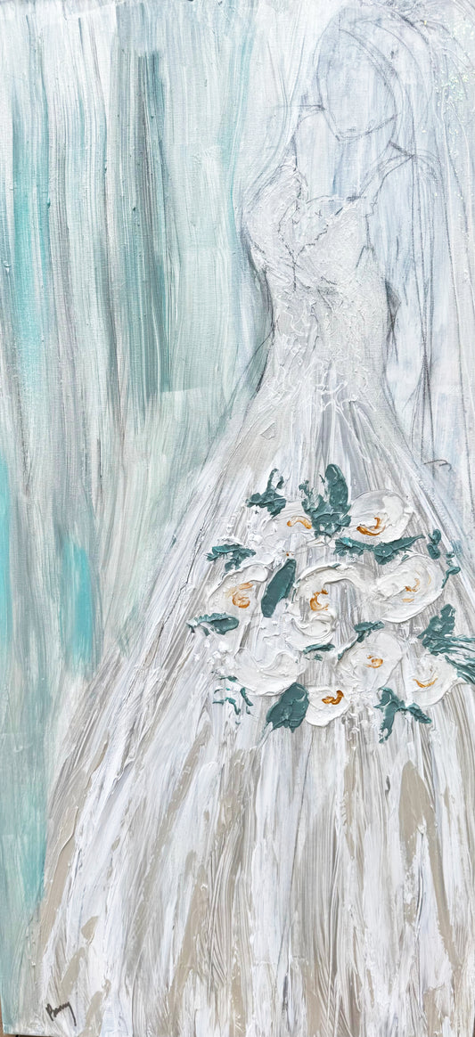 Spring Flowers © Bonny Burbank Shuptrine, 40 X 20 inches