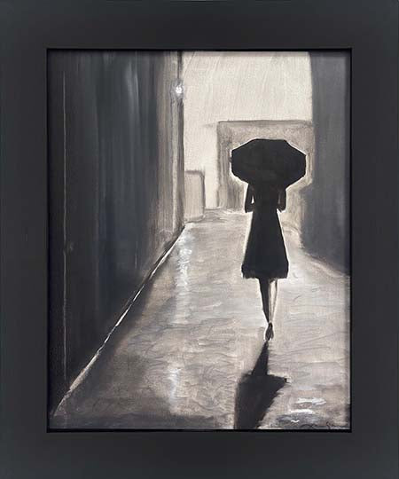 The Grey Area © Laura Scorey, Oil, 24 X 20 inches, Frame OD 29.5 X 25.5 in em