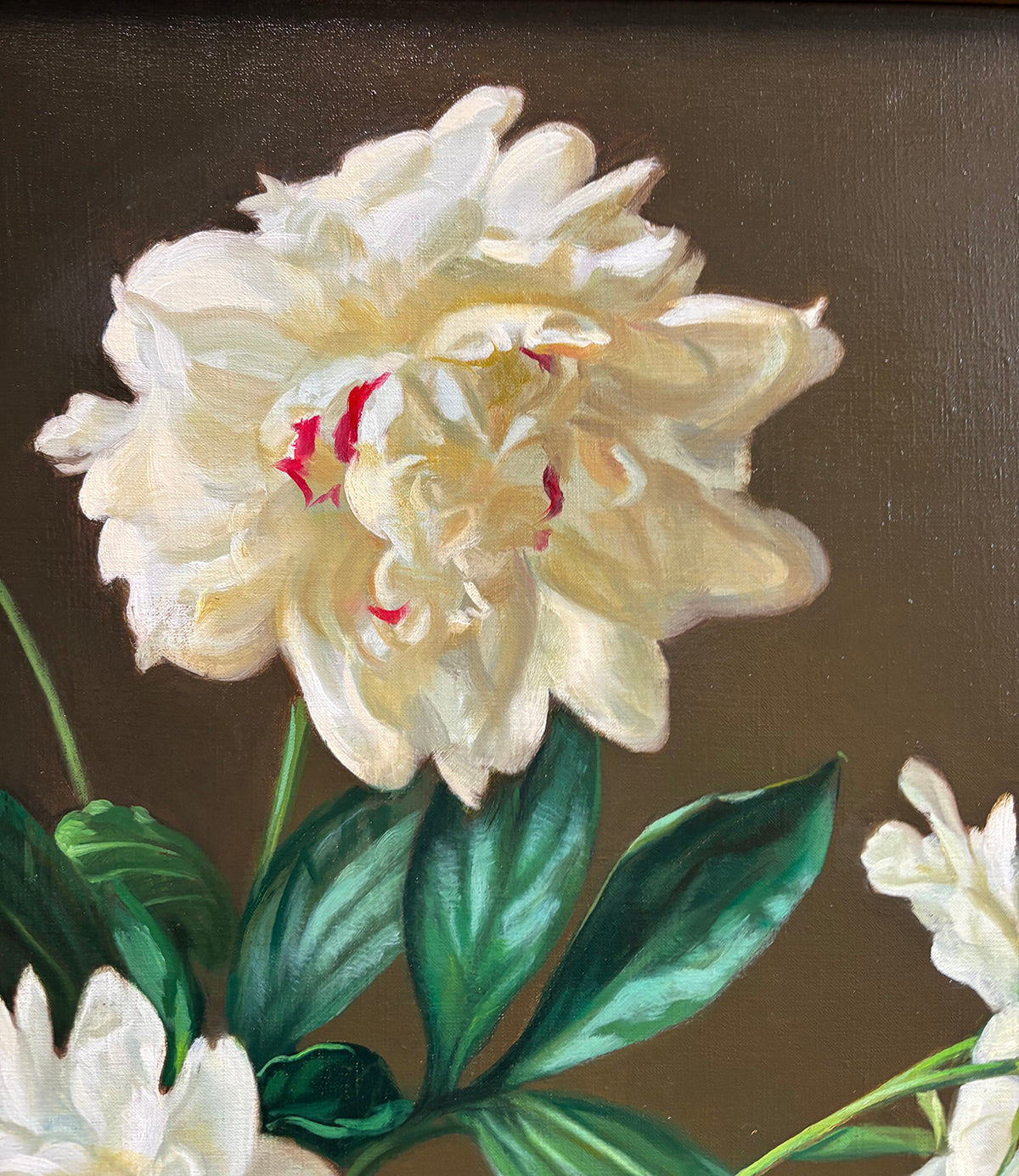 Shades of Cream, Blue, and Carmine by Evan Wilson